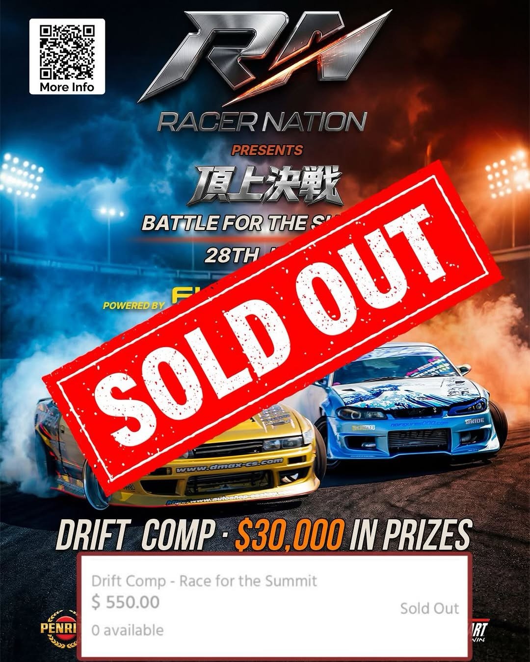 Racer Nation Official Launch: Battle for the Summit — JDM/Muscle spectator event in Sydney, NSW on Sunday 28 June 2026