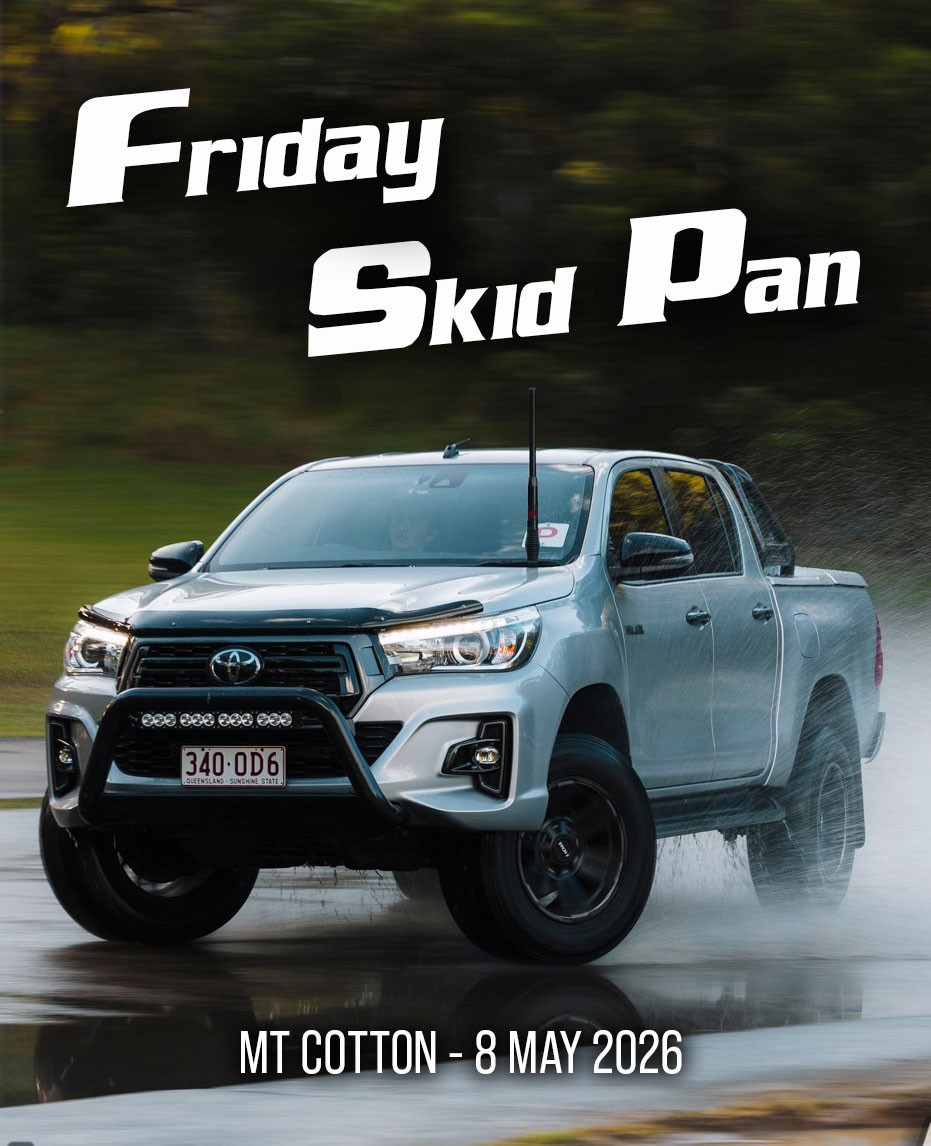 Friday Skid Pan — JDM track day in Brisbane, QLD on Friday 8 May 2026