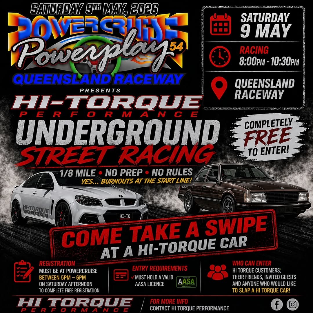 Powercruise Powerplay 54 — JDM/Muscle spectator event in Brisbane, QLD on Saturday 9 May 2026