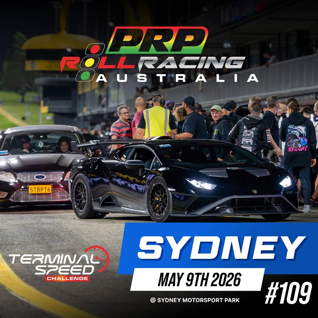 Roll Racing Sydney - Terminal Speed Challenge — JDM/Muscle track day in Sydney, NSW on Saturday 9 May 2026