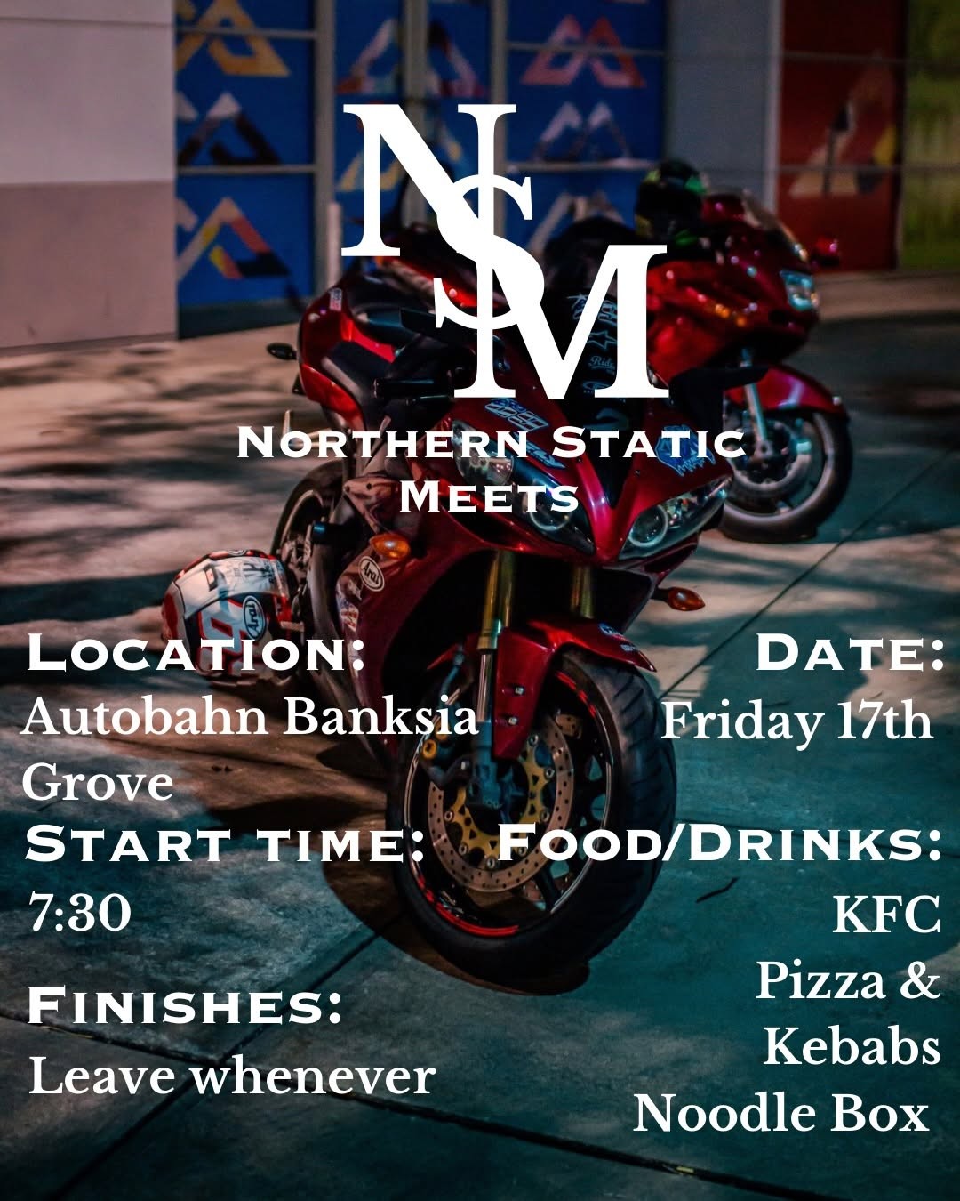 Northern Static Meets — Stance car meet in Perth, WA on Friday 17 April 2026