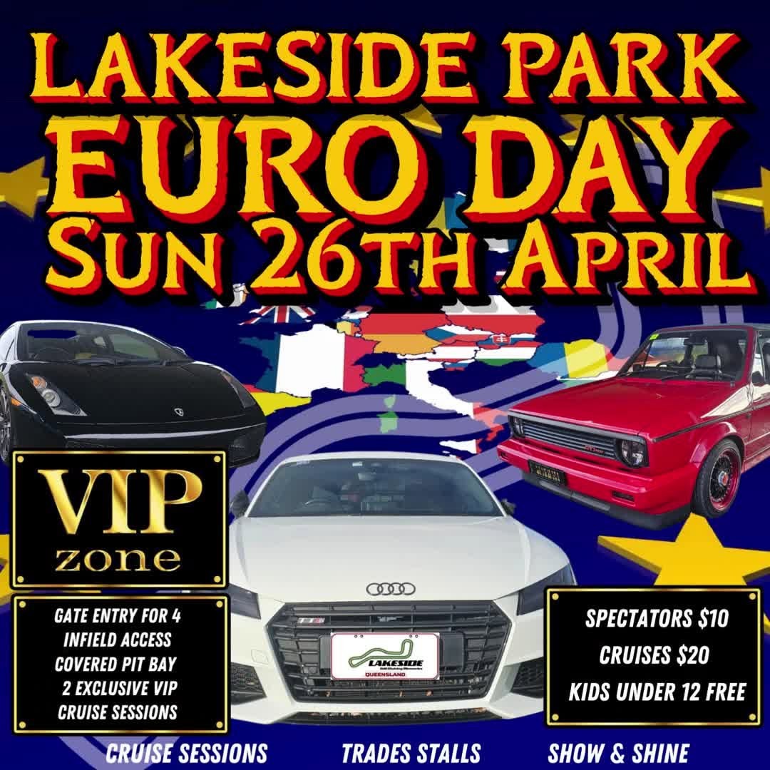 Lakeside Park Euro Day — Euro spectator event in Brisbane, QLD on Sunday 26 April 2026