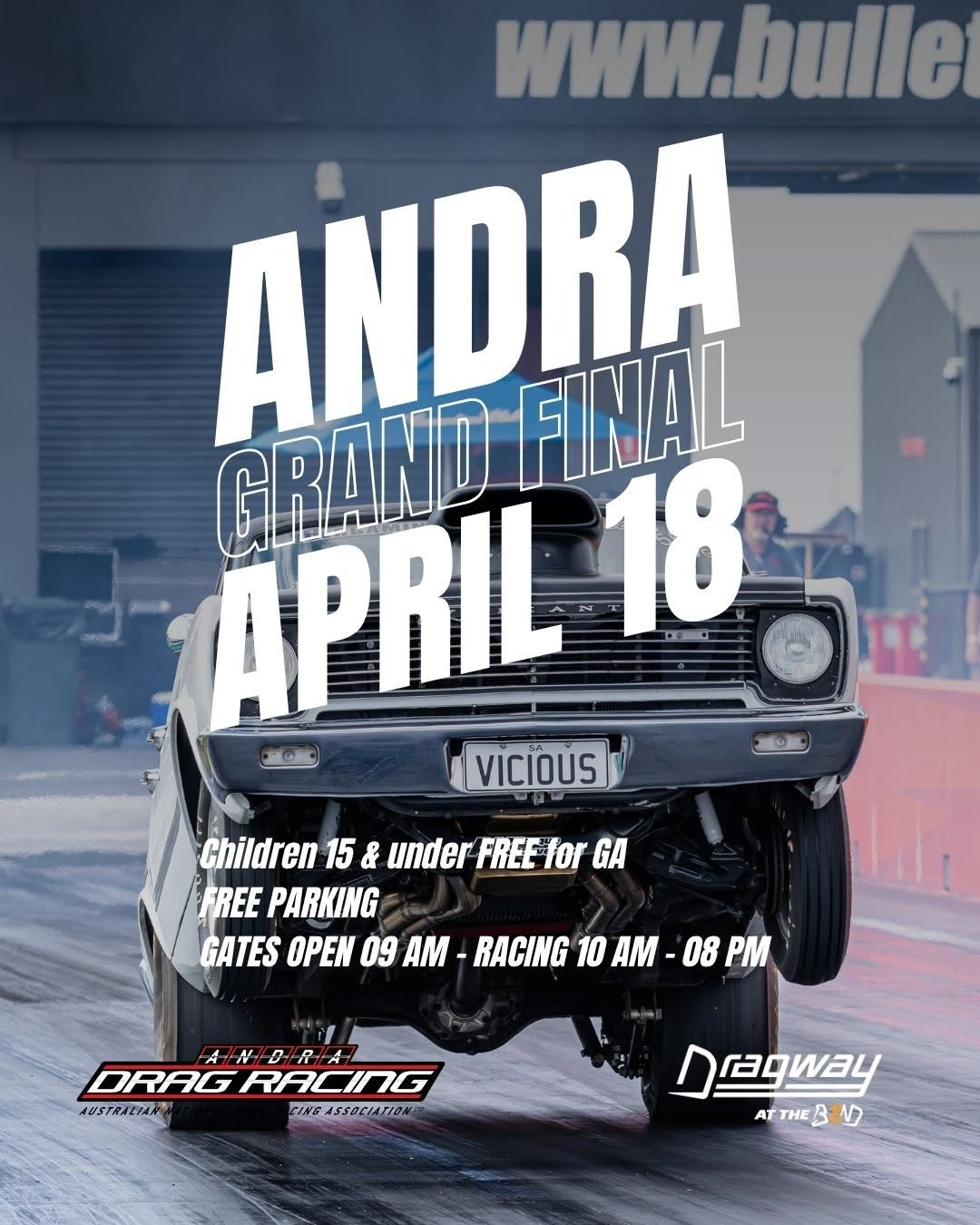 ANDRA Grand Final — Muscle spectator event in Adelaide, SA on Saturday 18 April 2026
