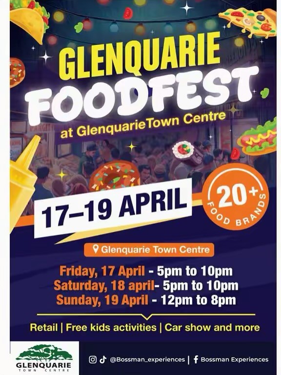 Glenquarie Foodfest — car meet in Sydney, NSW on Friday 17 April 2026