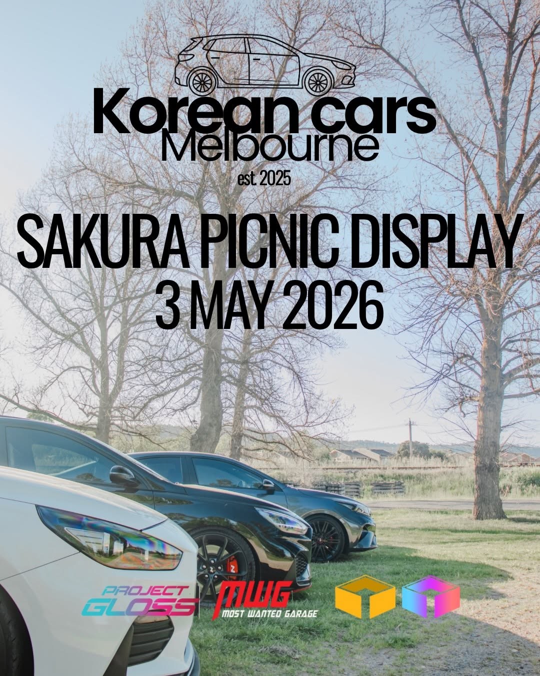 Sakura Picnic Display — JDM car meet in Melbourne, VIC on Sunday 3 May 2026
