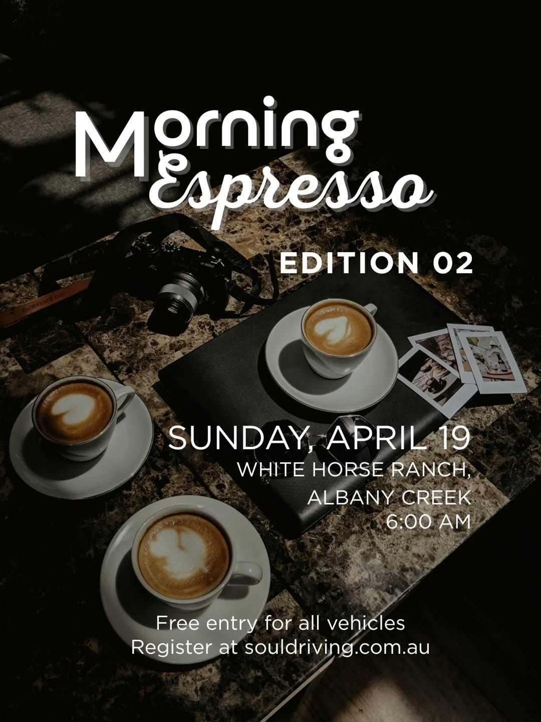 Morning Espresso - Edition 02 — Euro/Exotic car meet in Brisbane, QLD on Sunday 19 April 2026