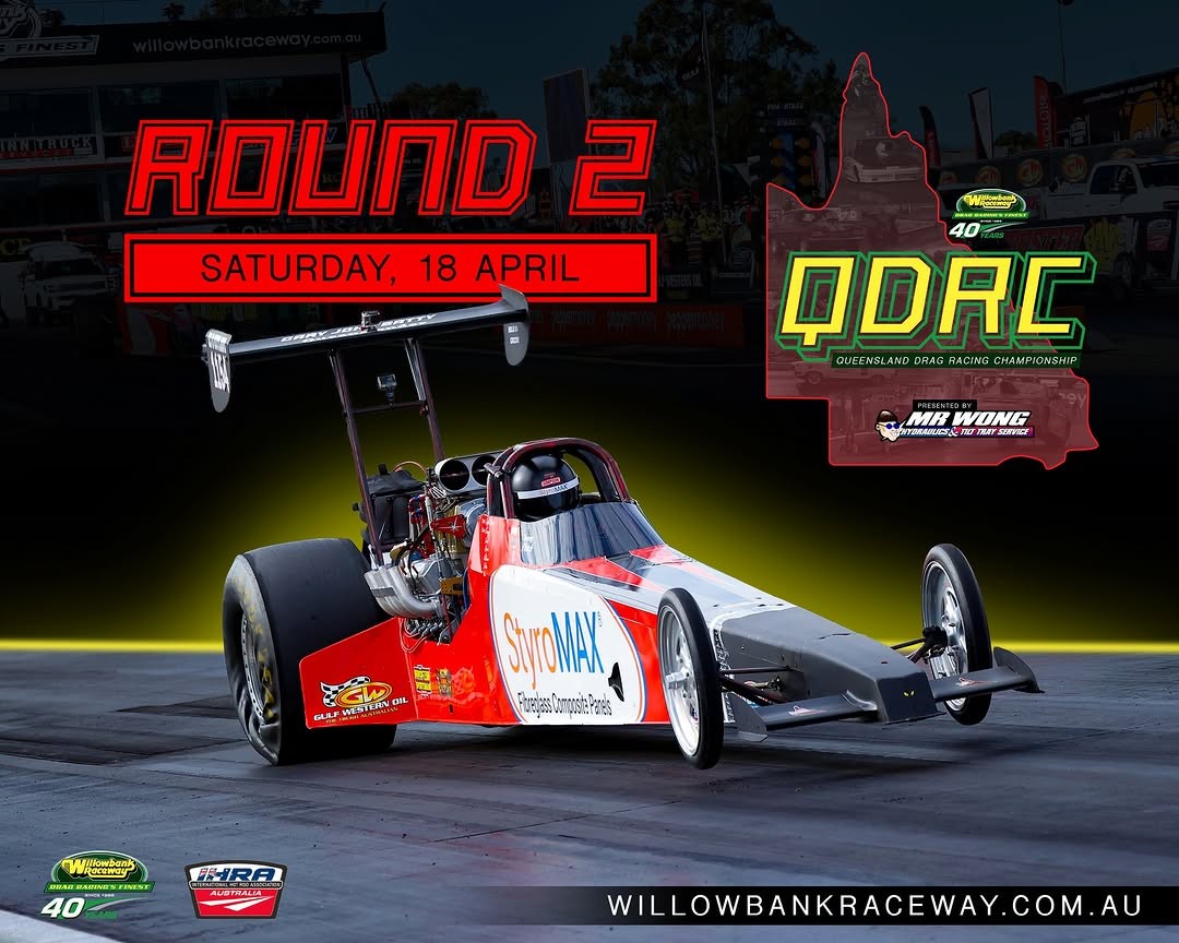QDRC Round 2 — Muscle/JDM spectator event in Brisbane, QLD on Saturday 18 April 2026
