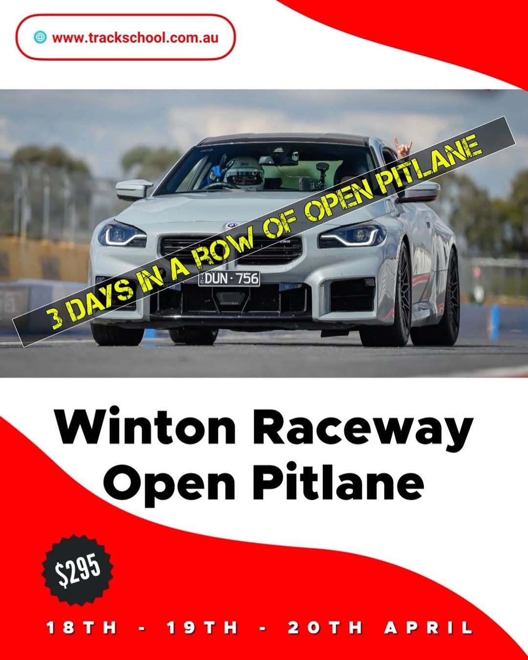 Winton Raceway Open Pitlane — Euro/JDM track day in Melbourne, VIC on Saturday 18 April 2026