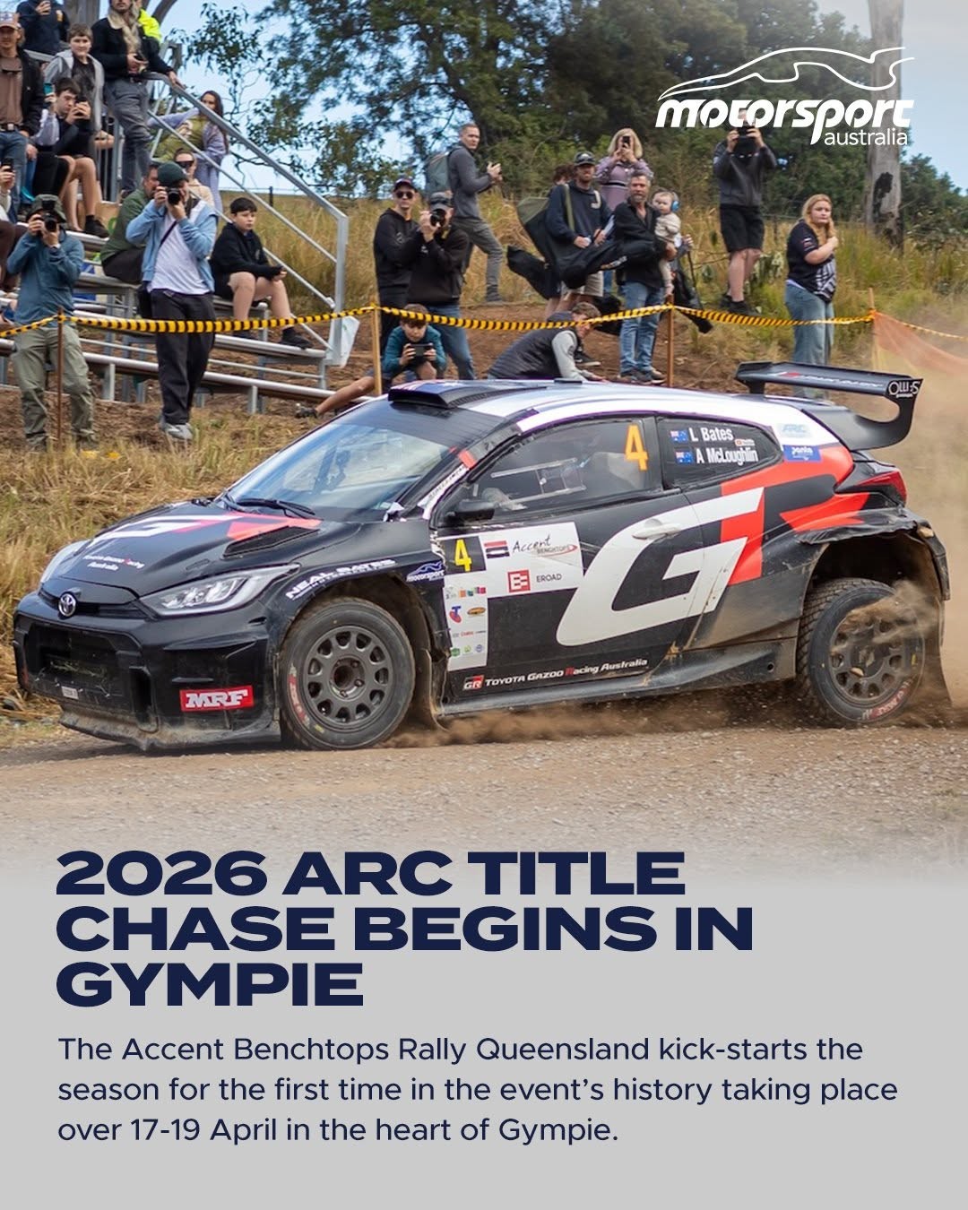 Accent Benchtops Rally Queensland — spectator event in Brisbane, QLD on Friday 17 April 2026