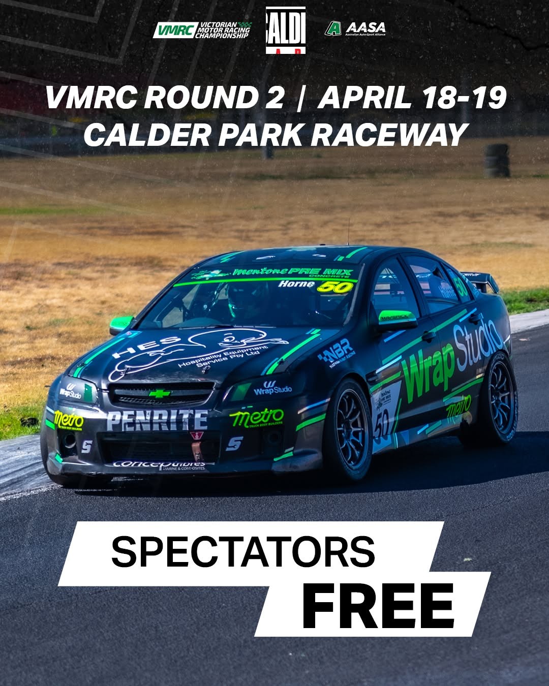 VMRC Round 2 — Euro spectator event in Melbourne, VIC on Saturday 18 April 2026