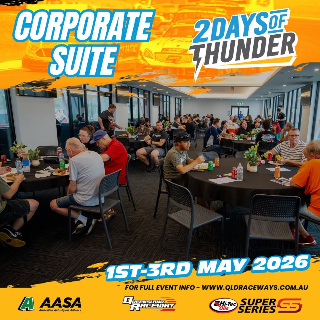 2 Days of Thunder — spectator event in Brisbane, QLD on Friday 1 May 2026