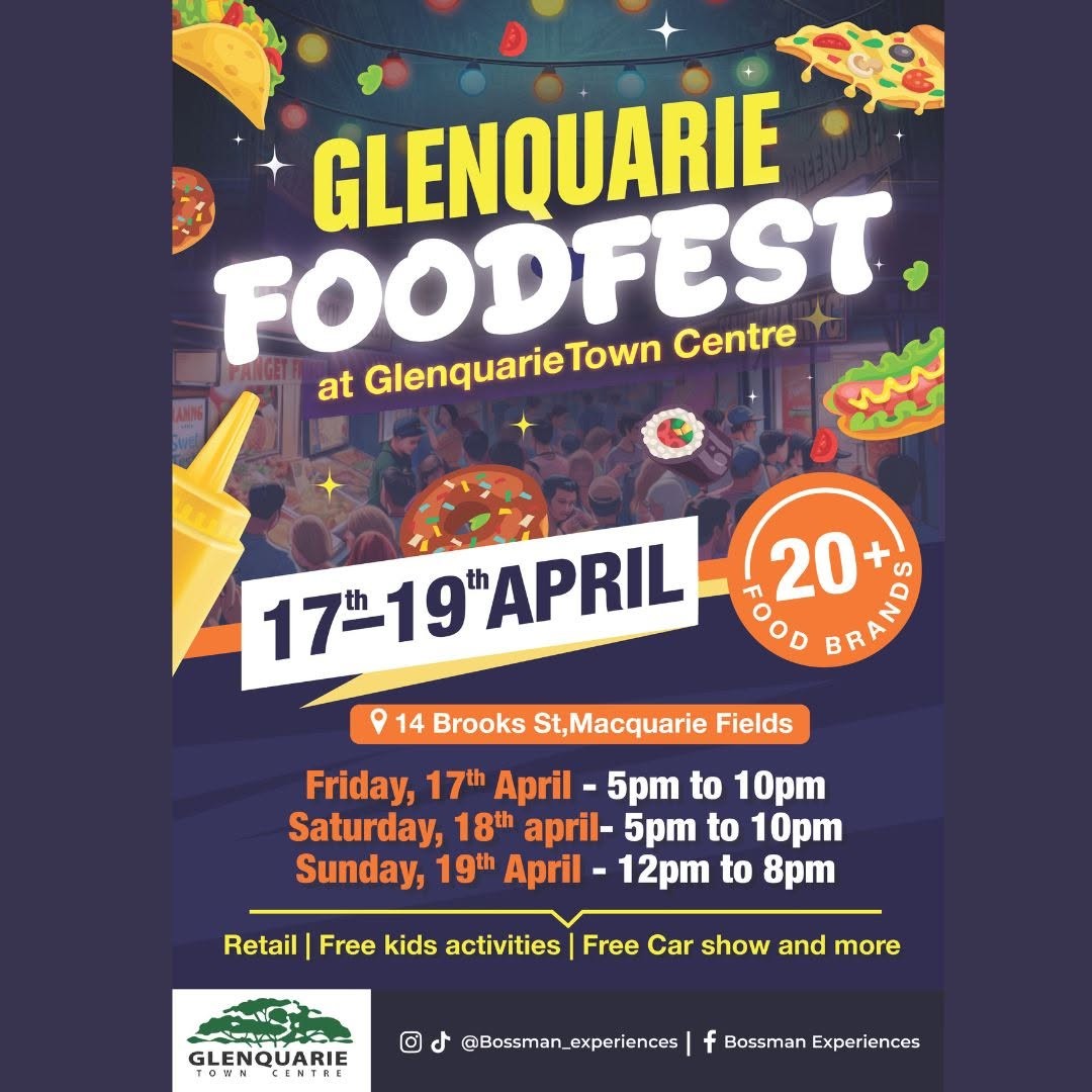 Glenquarie Foodfest — car meet in Sydney, NSW on Friday 17 April 2026