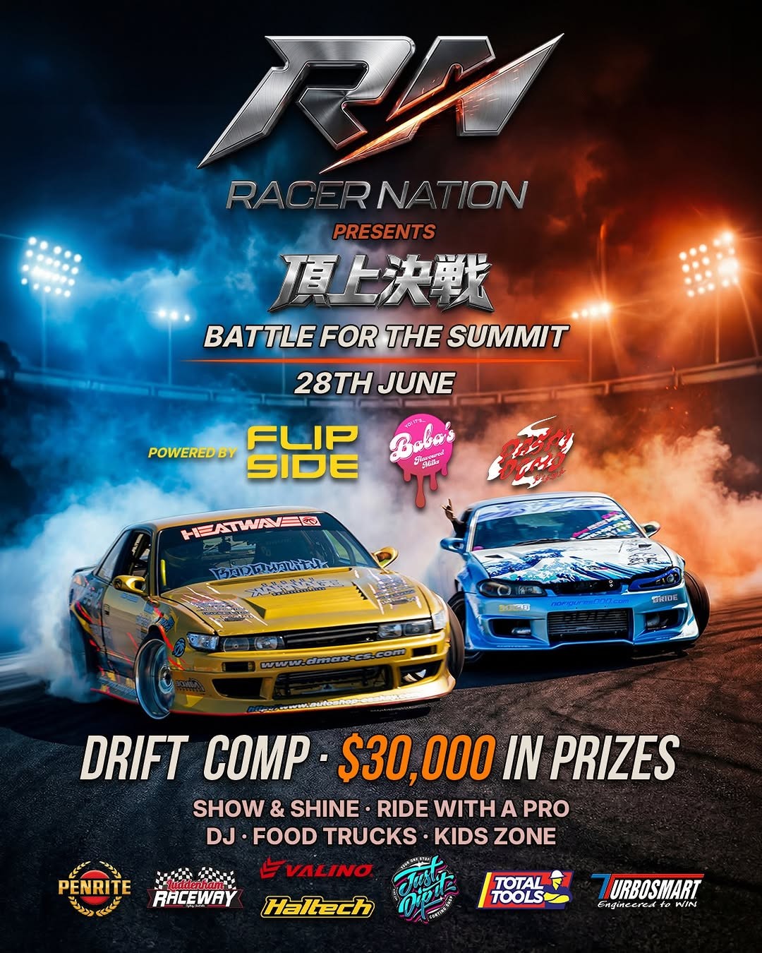 Battle for the Summit — JDM spectator event in Sydney, NSW on Sunday 28 June 2026
