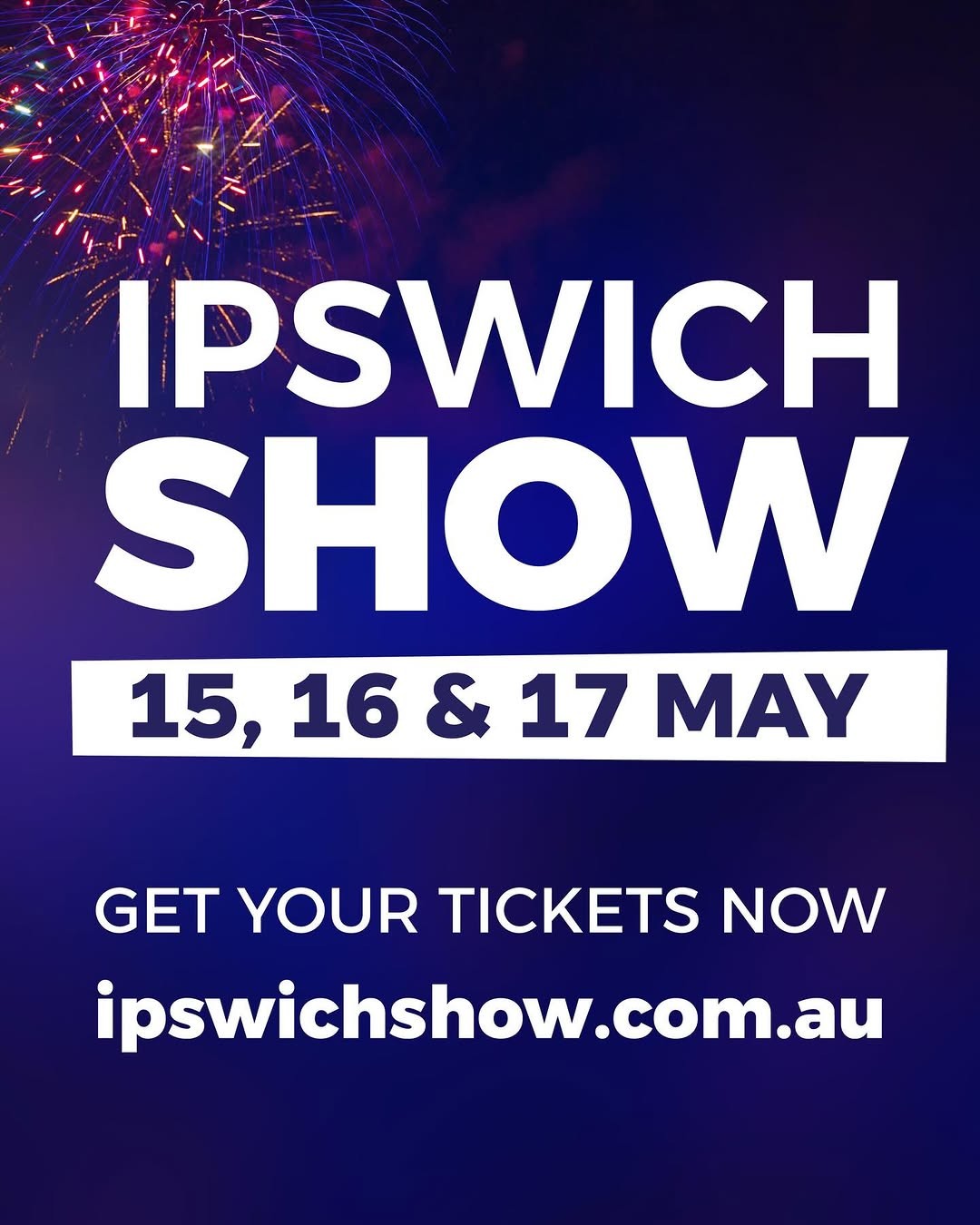 Ipswich Show flyer — QLD