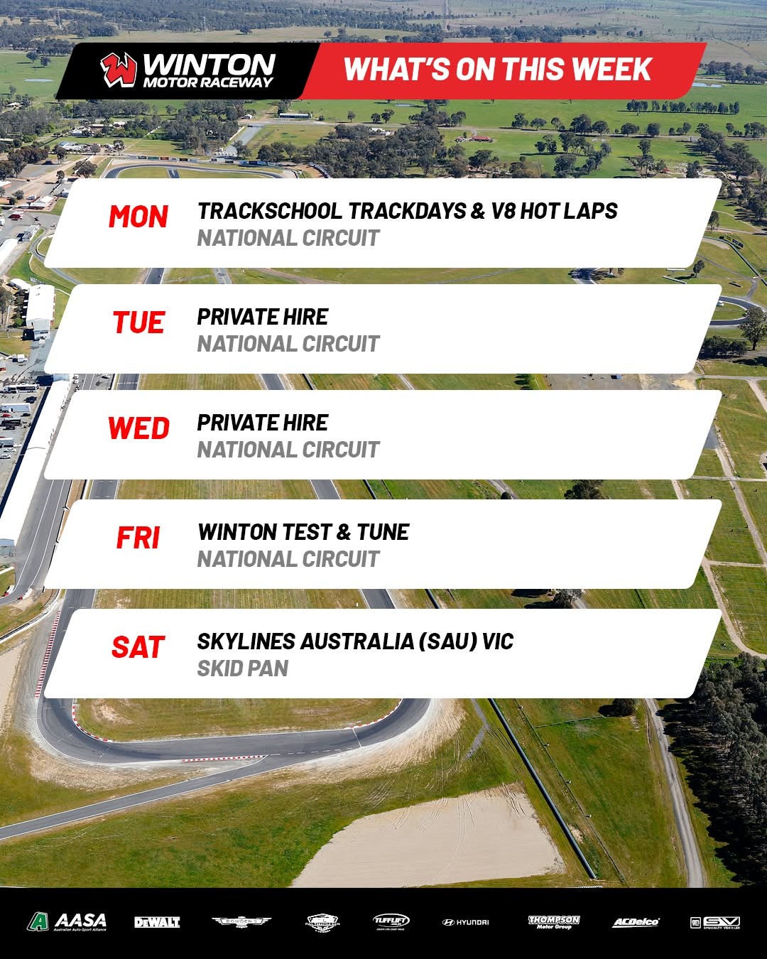 Skylines Australia (SAU) Vic Motorkhana — JDM/Muscle track day in Melbourne, VIC on Saturday 25 April 2026