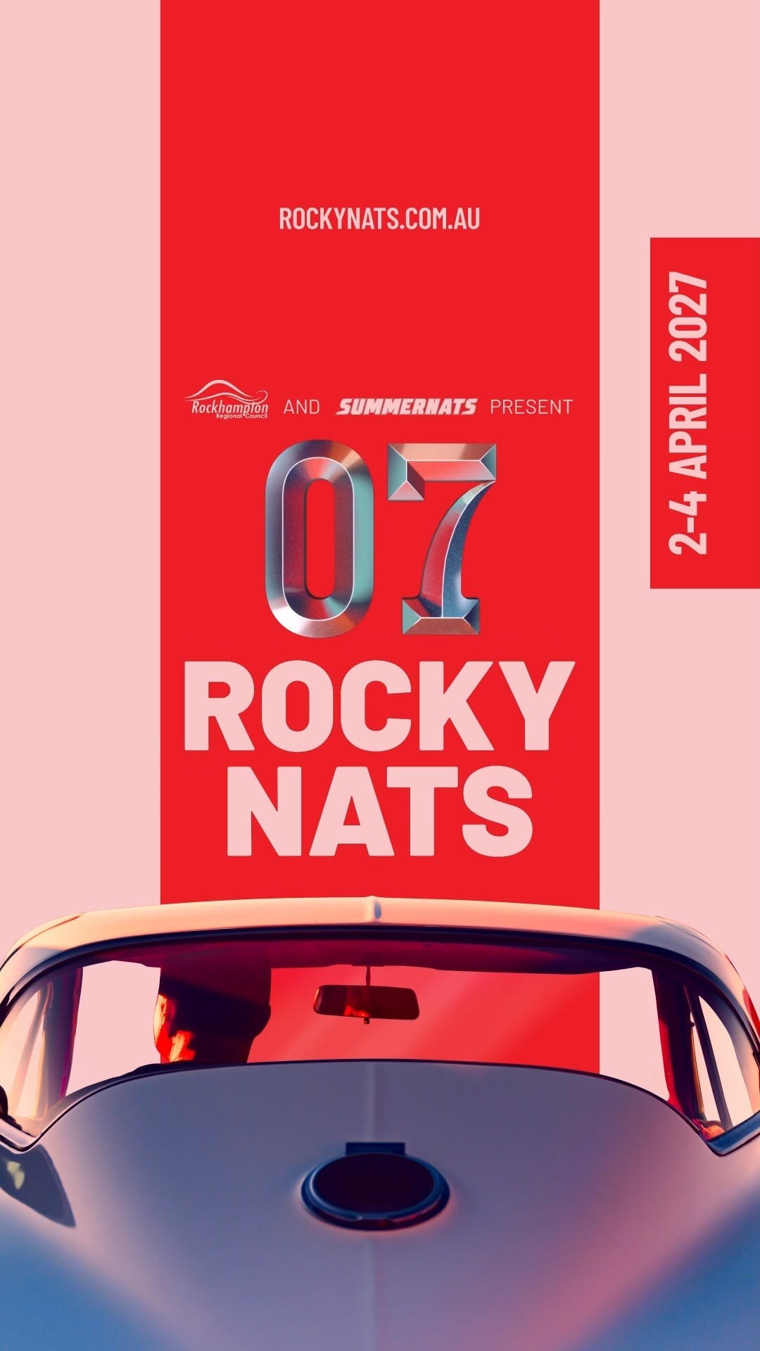 Rockynats 07 — Classic/Muscle spectator event in Brisbane, QLD on Friday 2 April 2027