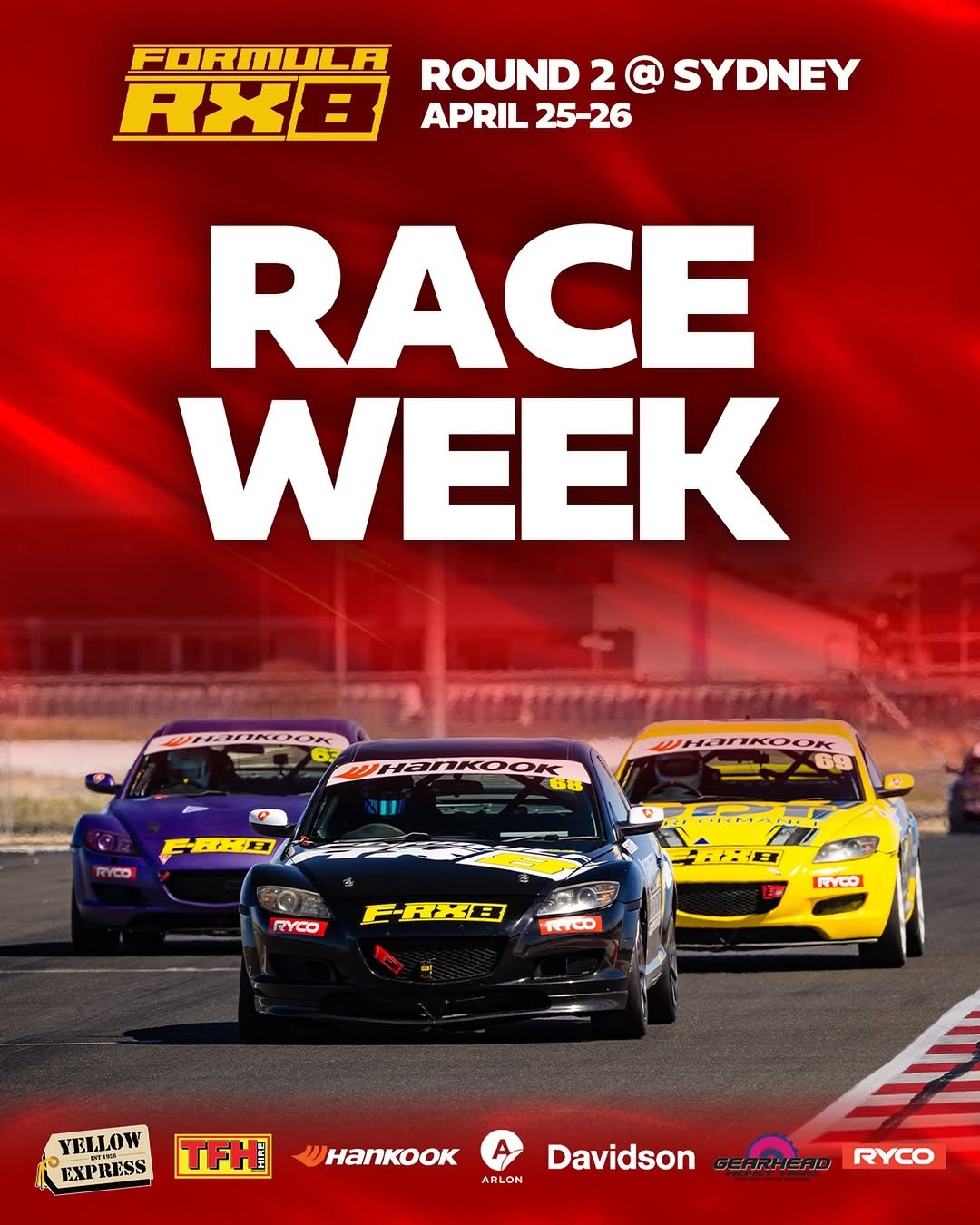 Formula RX8 Round 2 — JDM spectator event in Sydney, NSW on Saturday 25 April 2026