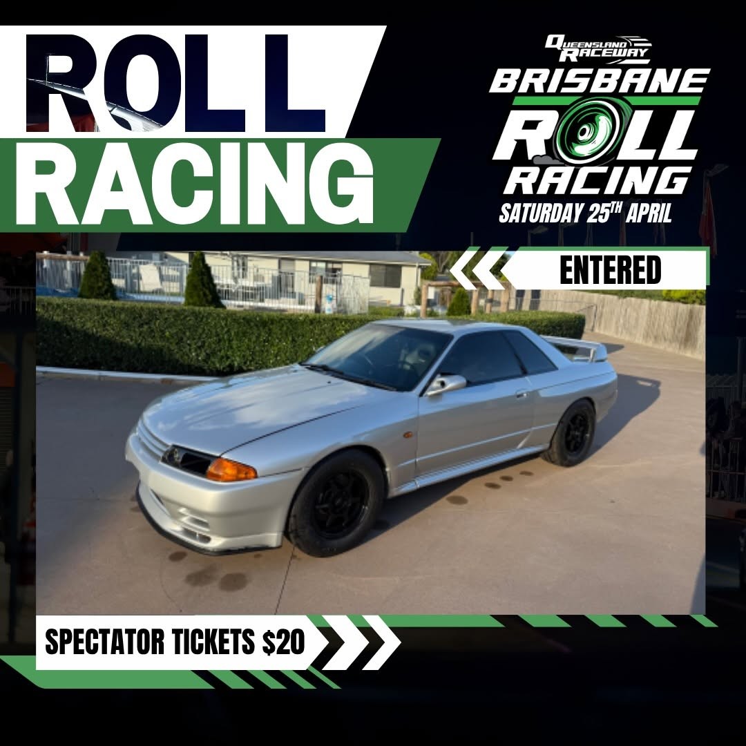 Brisbane Roll Racing — JDM/Muscle track day in Brisbane, QLD on Saturday 25 April 2026