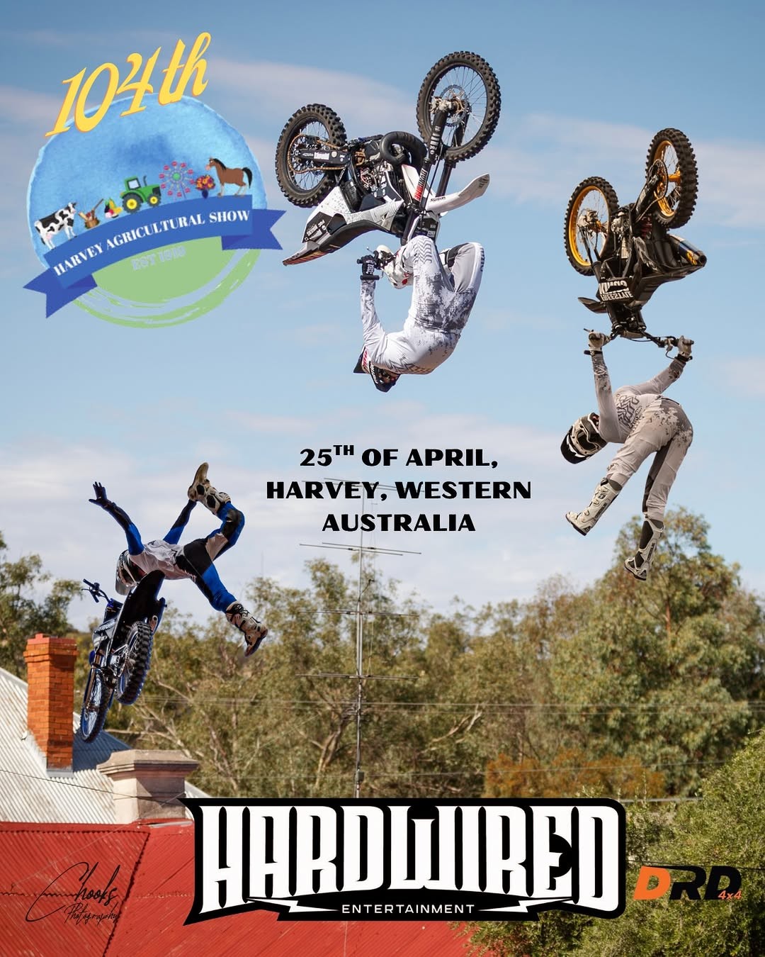 104th Harvey Agricultural Show — 4x4 spectator event in Perth, WA on Saturday 25 April 2026