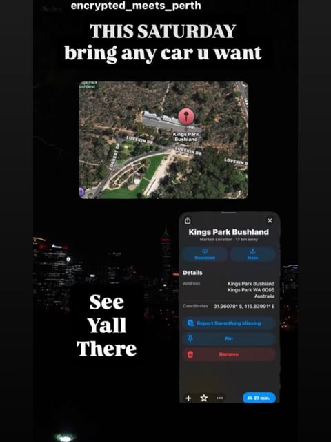 Encrypted Meets Perth Kings Park Meet — car meet in Perth, WA on Saturday 9 May 2026