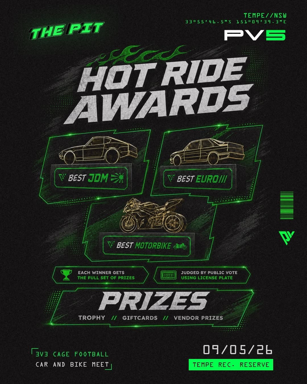 The Pit: PV5 — JDM/Euro car meet in Sydney, NSW on Saturday 9 May 2026
