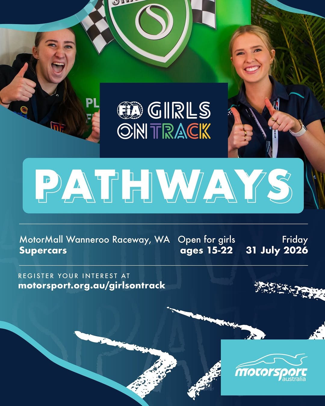 FIA Girls on Track PATHWAYS - MotorMall Wanneroo Raceway — track day in Perth, WA on Friday 31 July 2026