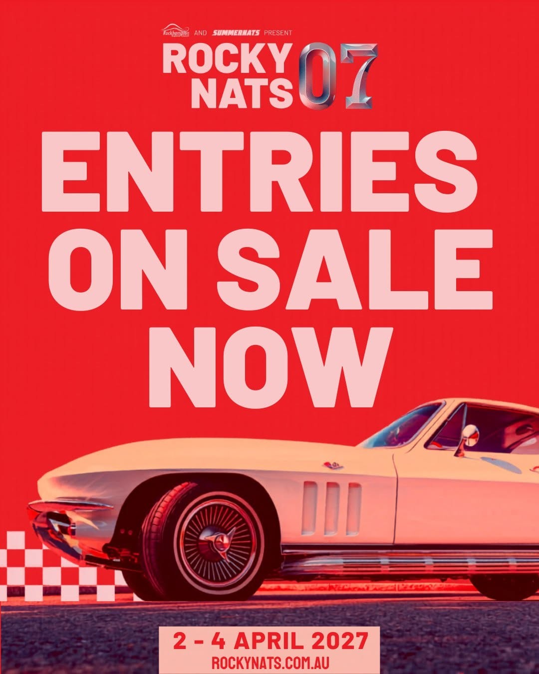 Rockynats 07 — Classic/Muscle spectator event in Brisbane, QLD on Friday 2 April 2027