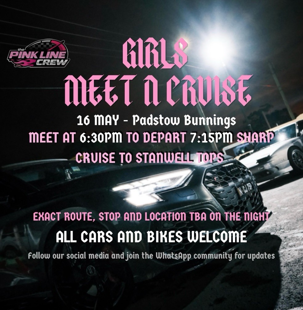 Girls Meet n Cruise flyer — NSW
