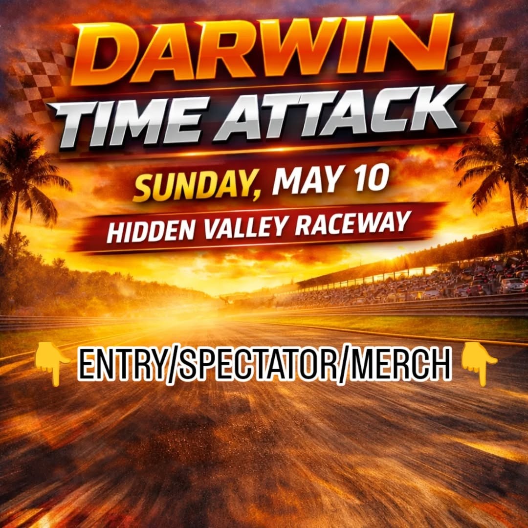 Darwin Time Attack — JDM track day in Darwin, NT on Sunday 10 May 2026