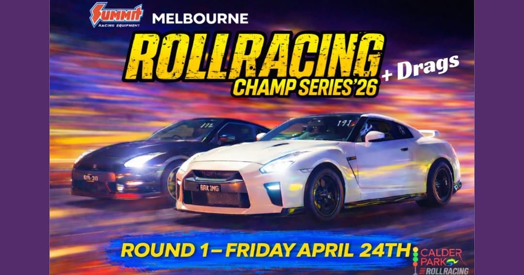 Summit RollRacing Champ Series 2026 – Round 1 — Muscle track day in Melbourne, VIC on Friday 24 April 2026