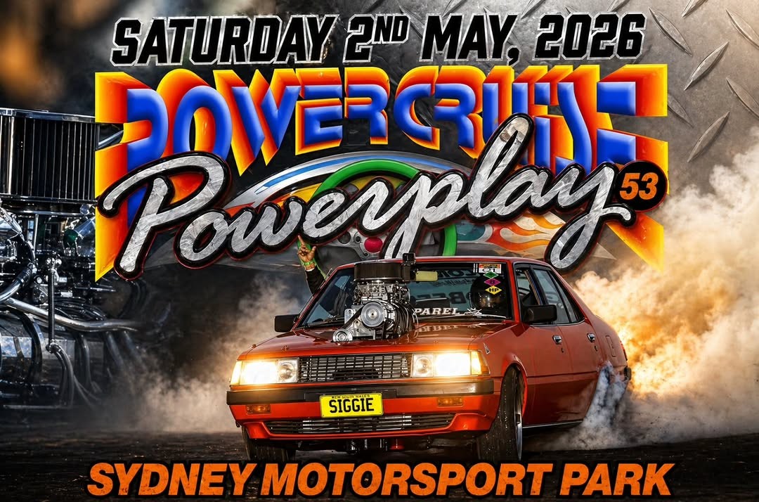Powercruise Powerplay 53 — Muscle spectator event in Sydney, NSW on Saturday 2 May 2026