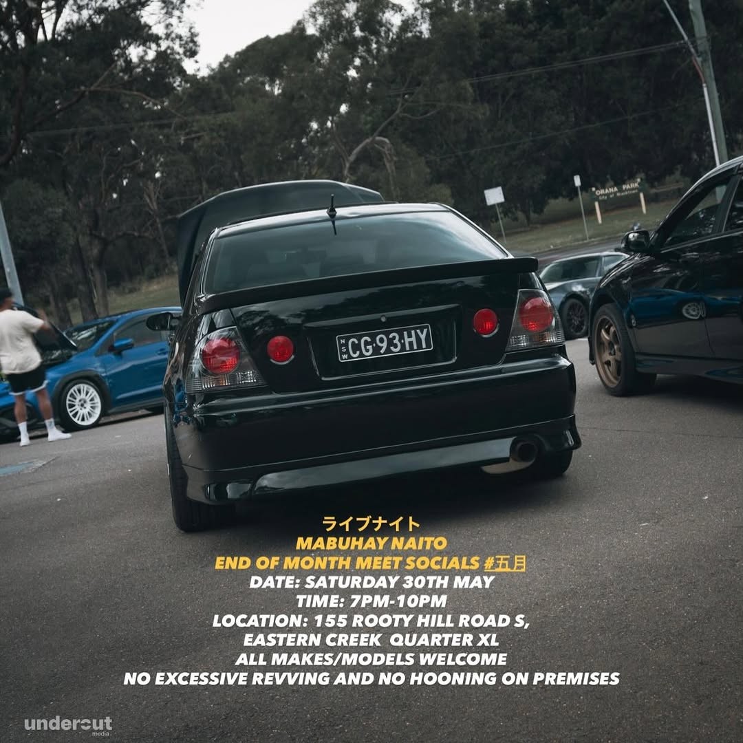 End of Month Meet Socials flyer — NSW