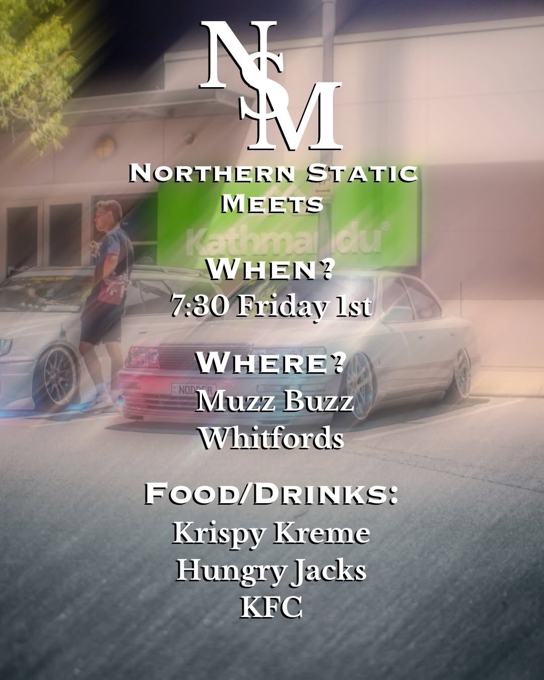 Northern Static Meets — Stance car meet in Perth, WA on Friday 1 May 2026