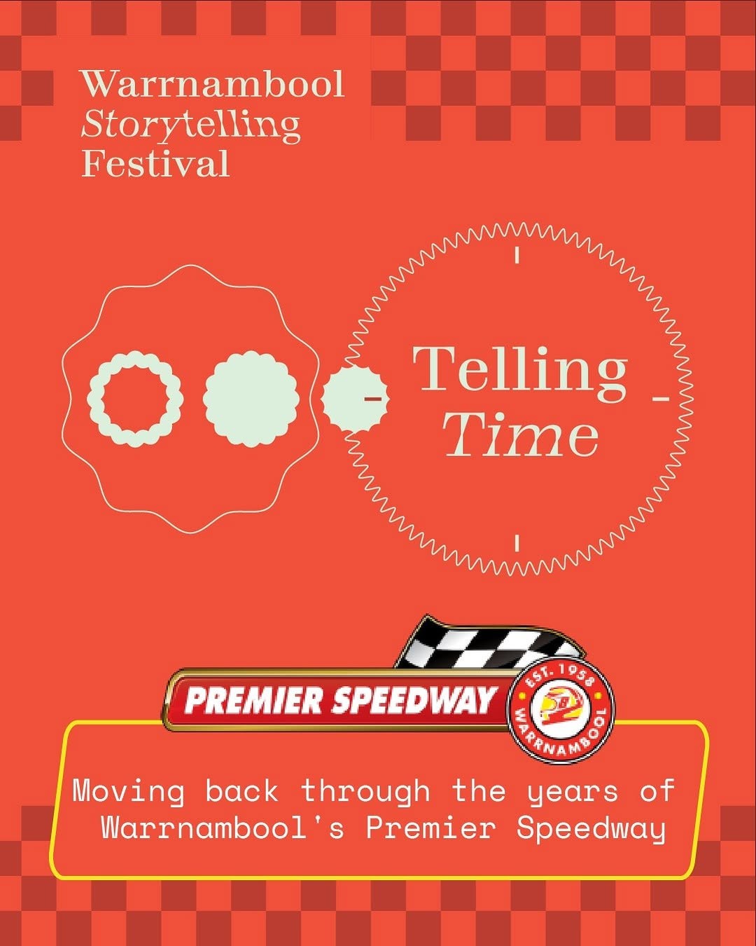 Telling Time: Moving back through the years of Warrnambool's Premier Speedway — Muscle/Classic car meet in Melbourne, VIC on Wednesday 8 July 2026