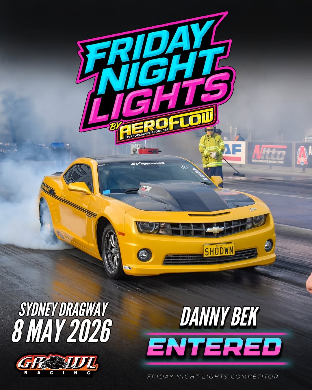 Friday Night Lights — JDM/Muscle track day in Sydney, NSW on Friday 8 May 2026
