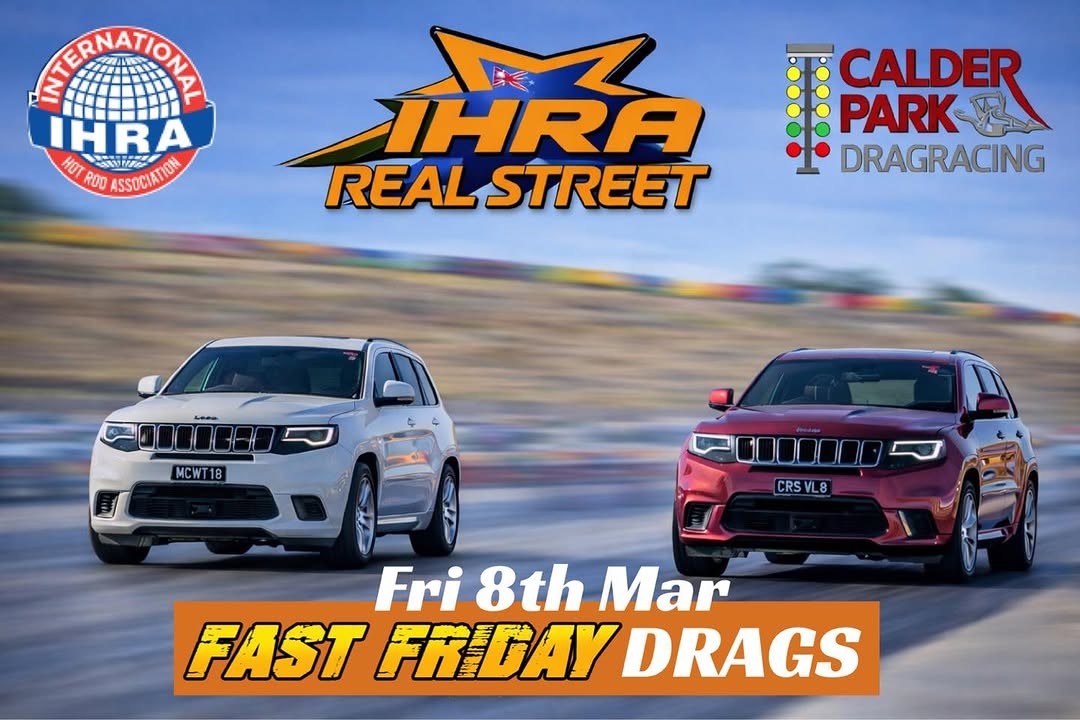 Fast Friday + Real Street Champs — Muscle track day in Melbourne, VIC on Friday 8 May 2026