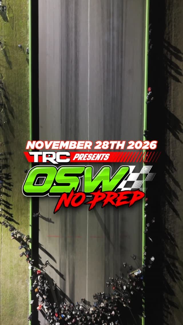 TRC Backside No Prep — Muscle spectator event in International on Saturday 28 November 2026