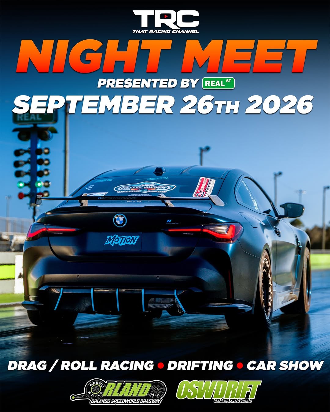 TRC Night Meet — JDM/Euro spectator event in International on Saturday 26 September 2026