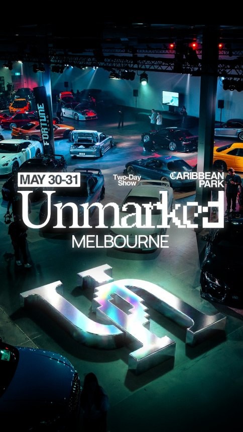 Unmarked Melbourne — JDM/Stance car meet in Melbourne, VIC on Saturday 30 May 2026