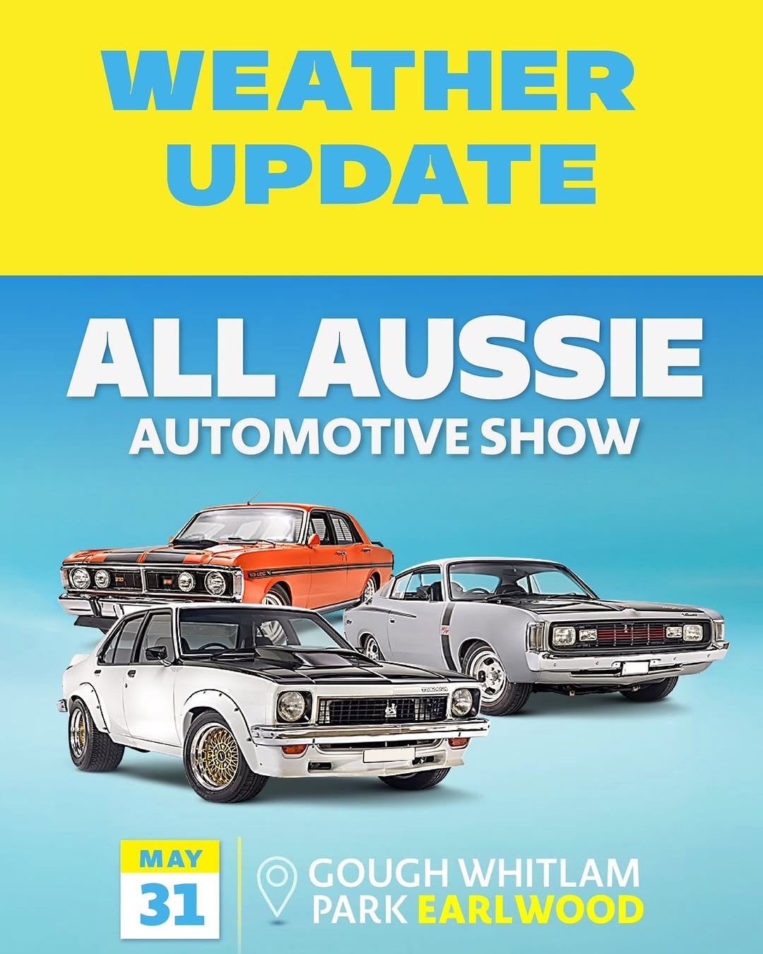 All Aussie Automotive Show — Muscle/Classic car meet in Sydney, NSW on Sunday 31 May 2026