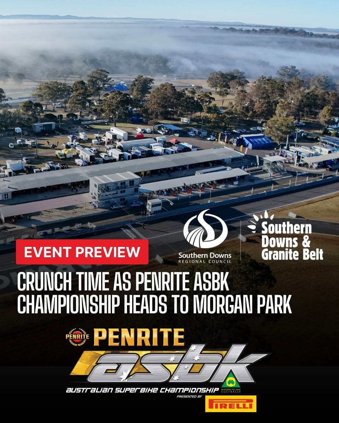 Penrite ASBK Championship Round 4 — spectator event in Brisbane, QLD on Friday 29 May 2026
