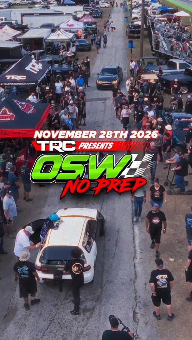 TRC Backside No Prep — Muscle track day in International on Saturday 28 November 2026