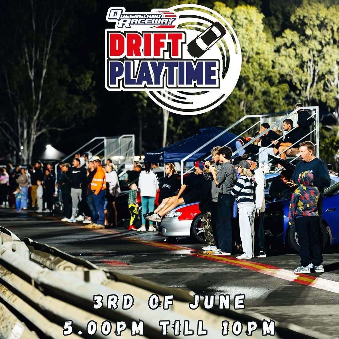 Drift Playtime — JDM track day in Brisbane, QLD on Wednesday 3 June 2026