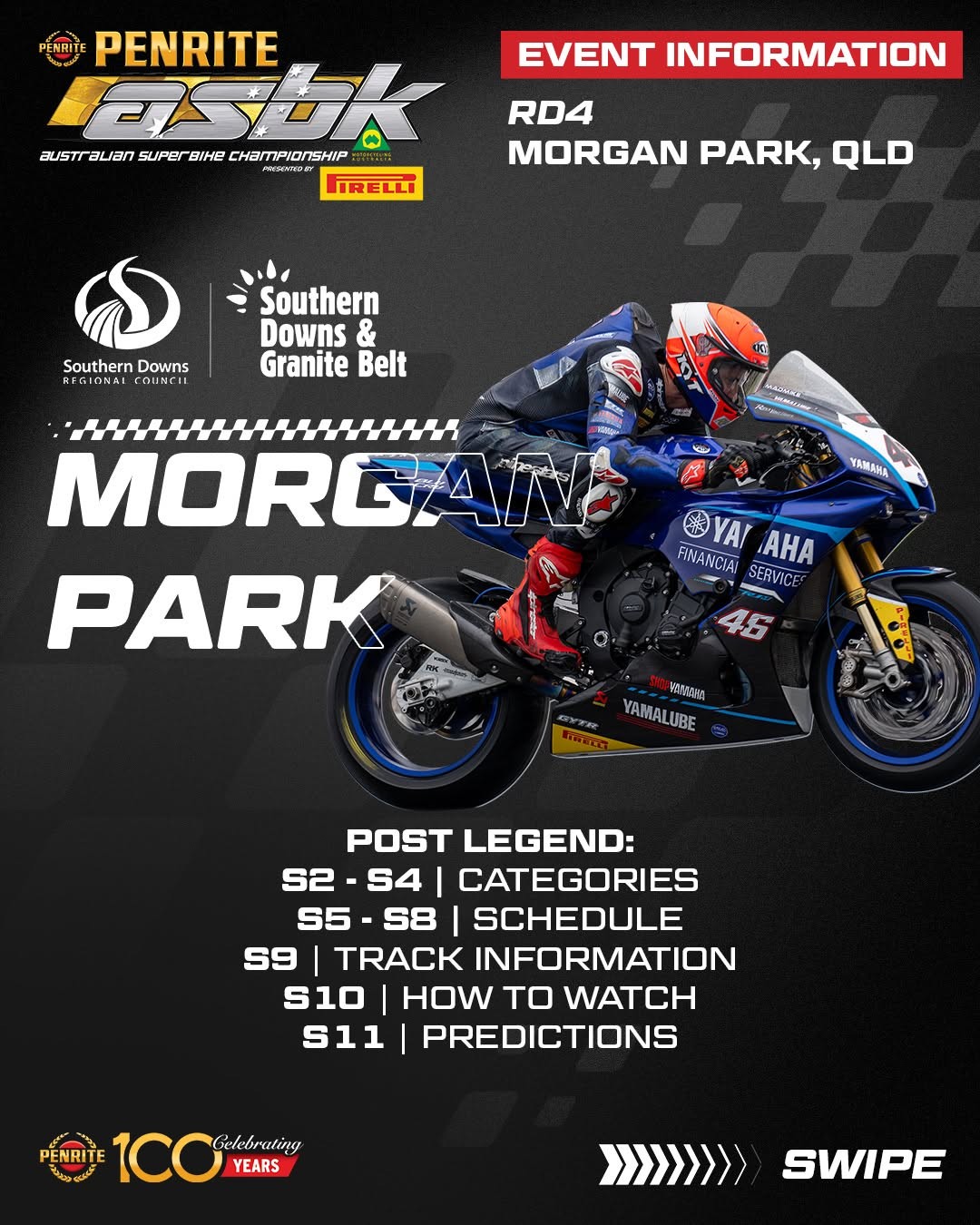 Penrite ASBK Australian Superbike Championship - Round 4 — spectator event in Brisbane, QLD on Friday 29 May 2026
