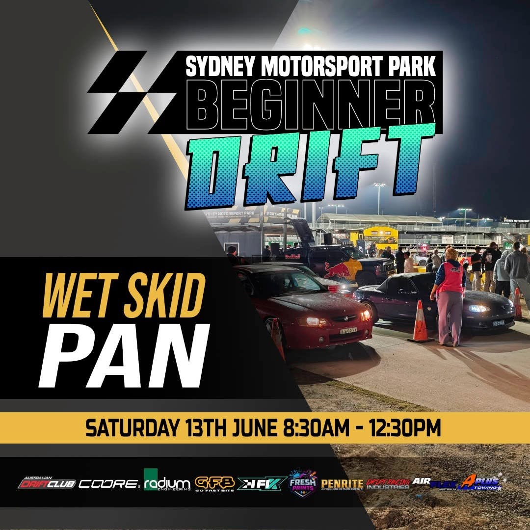 Sydney Motorsport Park Beginner Drift — JDM track day in Sydney, NSW on Saturday 13 June 2026