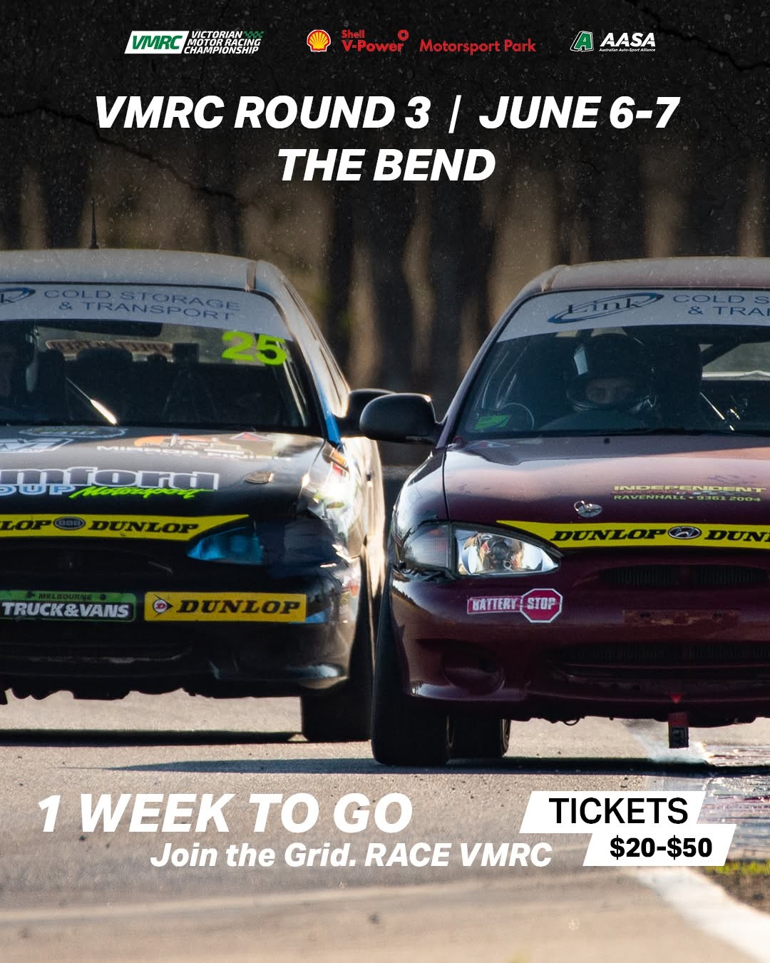 VMRC Round 3 — Muscle spectator event in Adelaide, SA on Saturday 6 June 2026