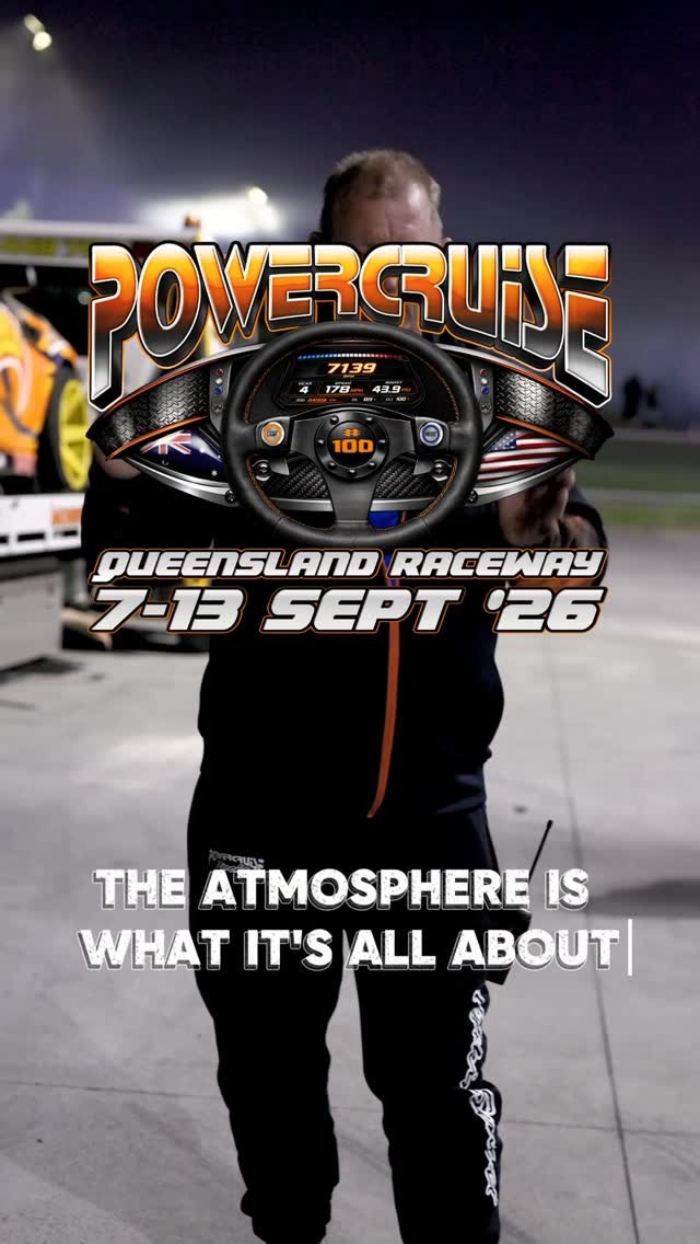Powercruise 100 — Muscle spectator event in Brisbane, QLD on Monday 7 September 2026