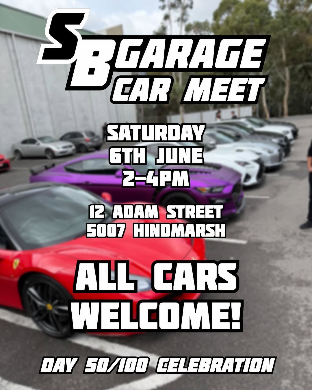 SB Garage Car Meet — Classic/JDM car meet in Adelaide, SA on Saturday 6 June 2026