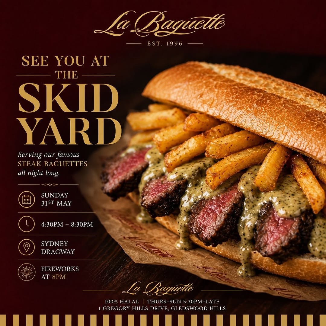 The Skid Yard — car meet in Sydney, NSW on Sunday 31 May 2026