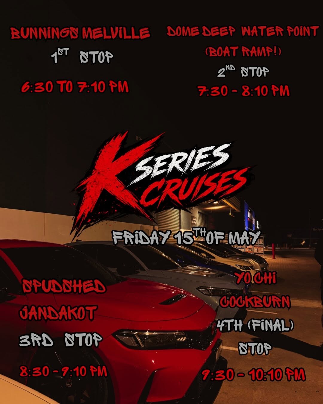 K Series Cruises flyer — WA